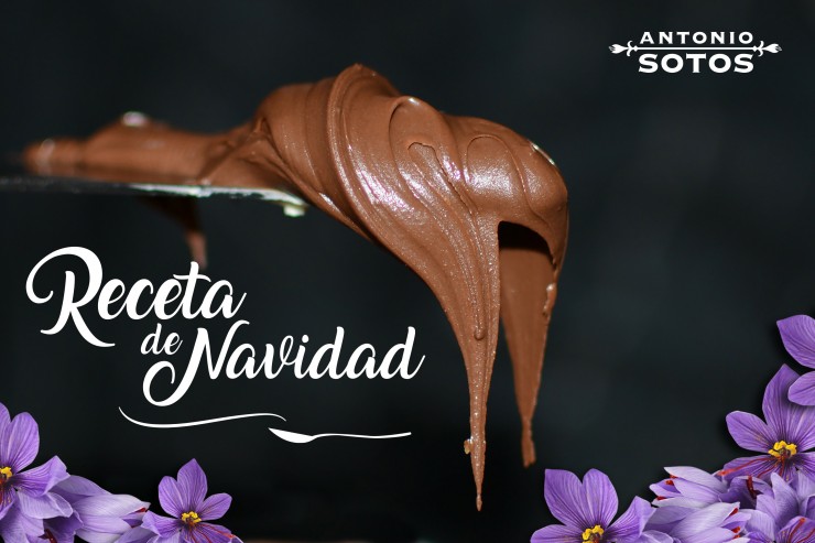 Receta de turrón de chocolate con azafrán