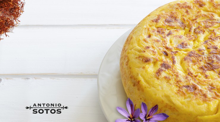 Tortilla Española con Azafrán
