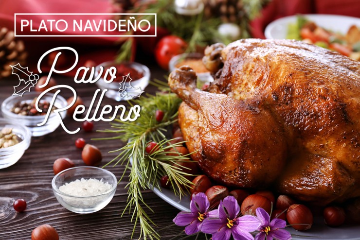 Pavo Relleno con Azafrán, perfecto para estas Navidades