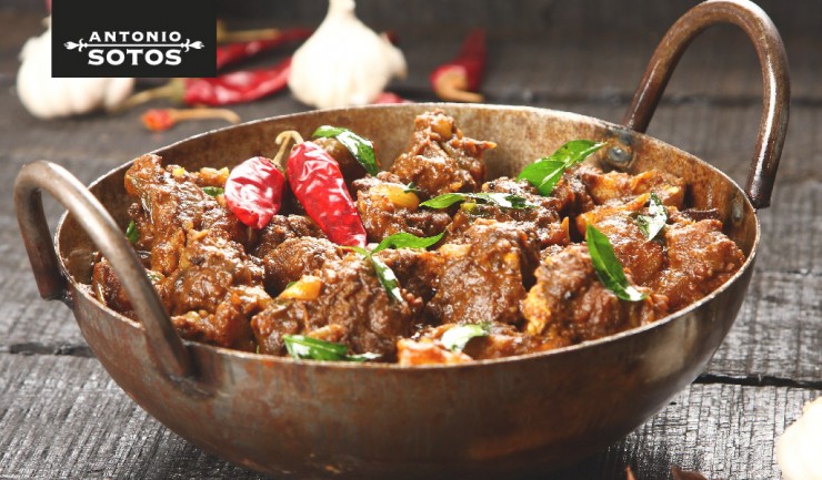 Saffron lamb curry