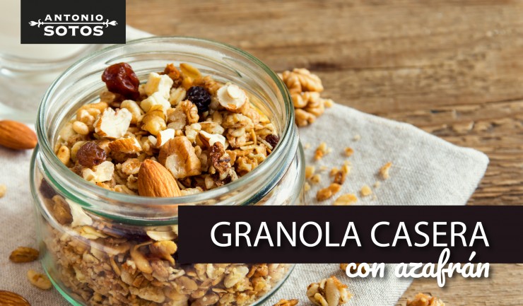 Cómo hacer granola casera saludable aromatizada con azafrán