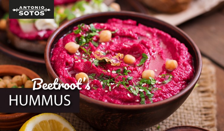 Quick appetiser: Beetroot hummus