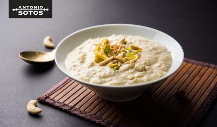 Rabri, el postre indio de leche condensada, frutos secos y azafrán
