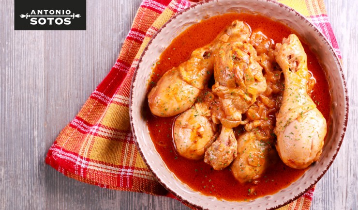 Saffron chicken stew
