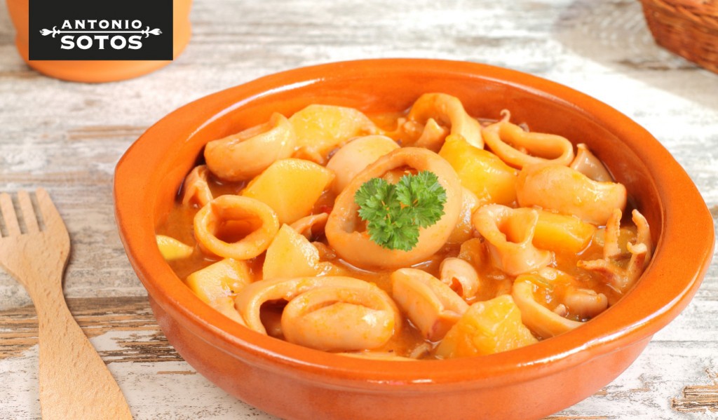 Saffron cuttlefish stew