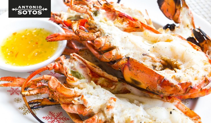Christmas lobster, the Christmas star recipe
