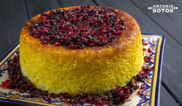 Tahdig o arroz con costra, una receta típica iraní