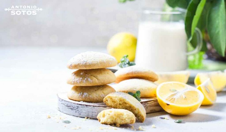 Galletas de limón y azafrán